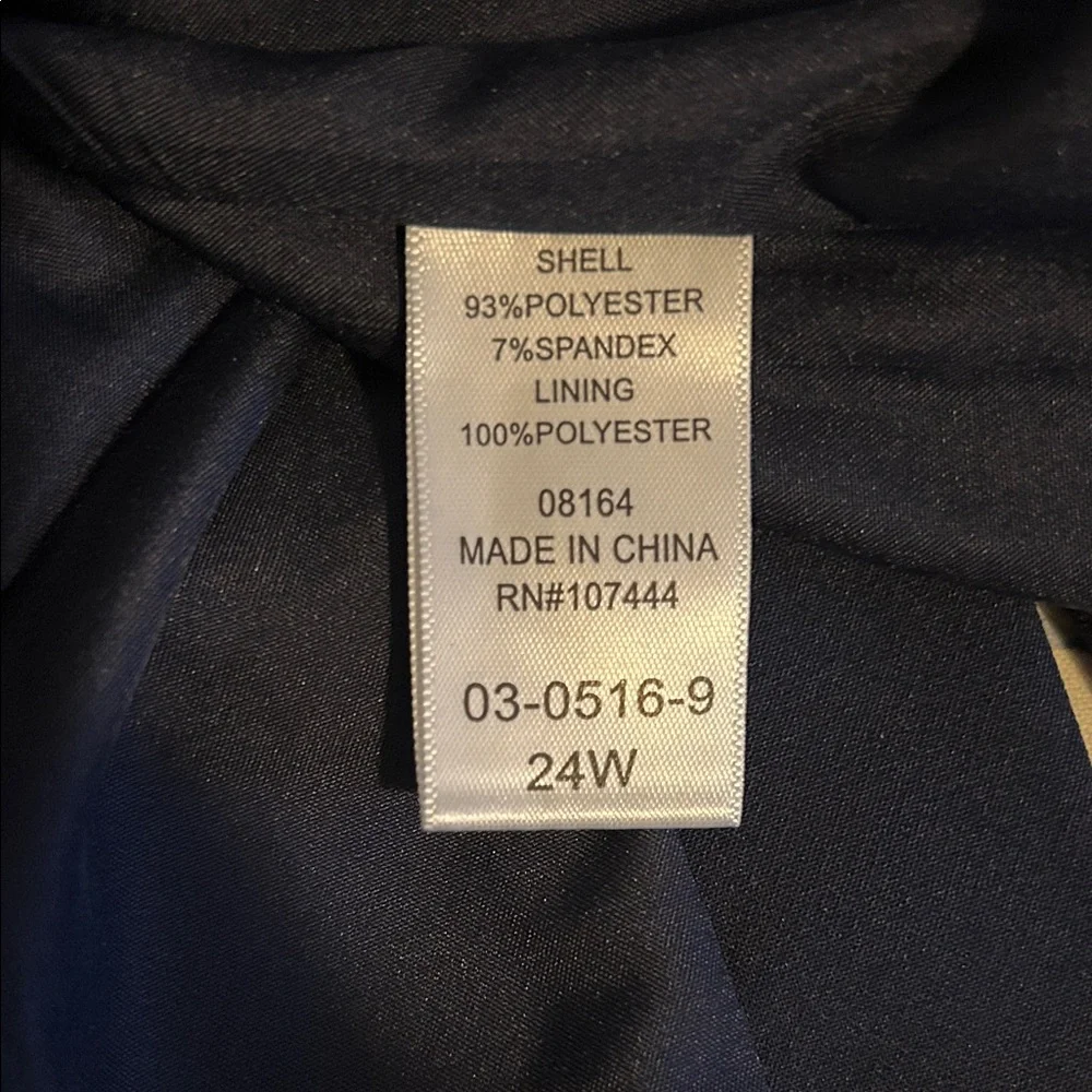 Jessica London Navy Sleeveless Sheath Dress Plus 24W NWOT | Classic Workwear